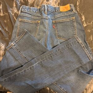 Levi's Dark Blue Ultra Low Skinny Jeans